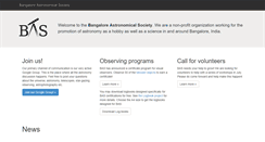 Desktop Screenshot of bas.org.in